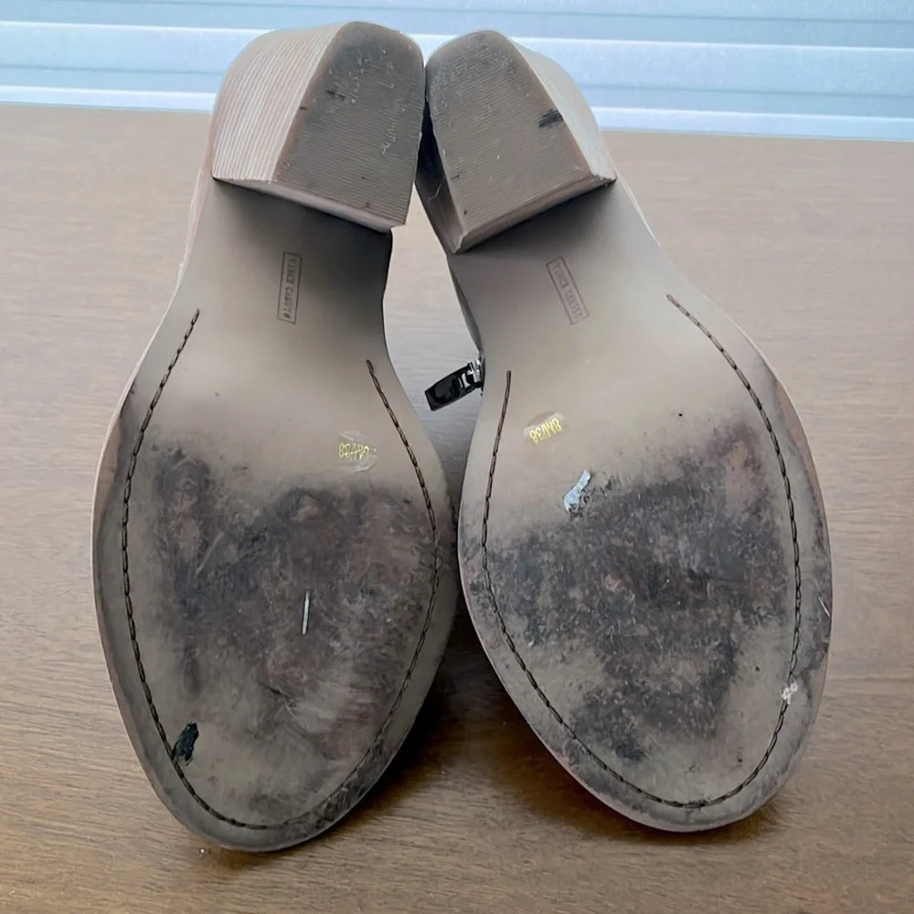 Vince Camuto Katri Gladiator Peep Toe, Size 8, Tan - Picture 8 of 10